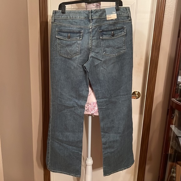 NWT Womens Gap Low Rise Curvy Boot Cut Size 14R Jeans - Picture 5 of 6